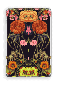 Floral crossings in orange Skin IPad Mini 4
