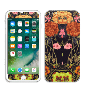 Orange floral crossing Skin IPhone 6 Plus