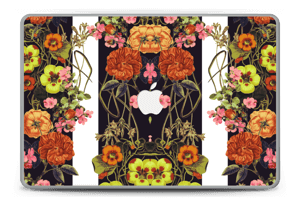 Orange floral crossing Skin MacBook Pro 15” -2015