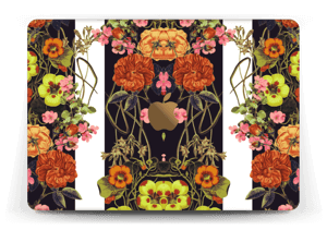 Orange floral crossing Skin MacBook 12”
