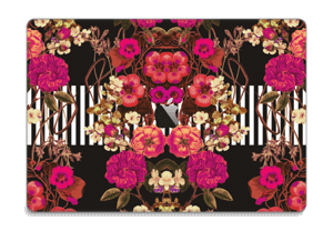 Floral crossing in pink Skin MacBook Pro 15” 2016-