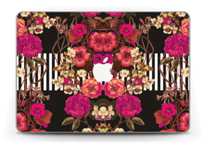 Floral crossing in pink Skin MacBook Pro Retina 13” 2015