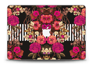 Floral crossing in pink Skin MacBook Pro Retina 15” 2015