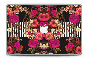 Floral crossing in pink Skin MacBook Pro 15” -2015