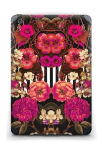 Floral crossing in pink Skin IPad mini 2 back