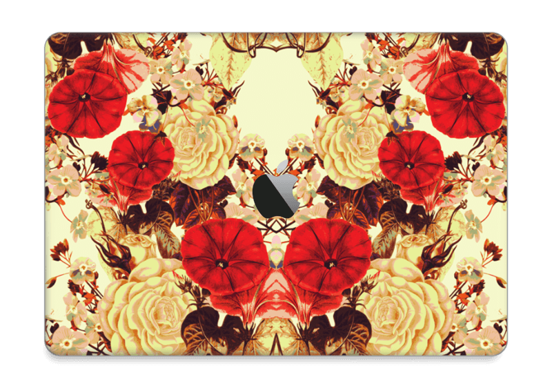 Symetriske blomster Skin MacBook Pro 13” 2016-