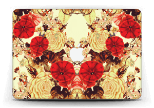 Symmetriset kukat tarrakuori MacBook Air 13”
