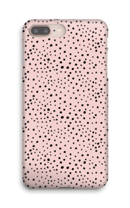 Points noirs sur Rose Coque IPhone 8 Plus