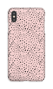 Prickar på rosa skal IPhone XS Max