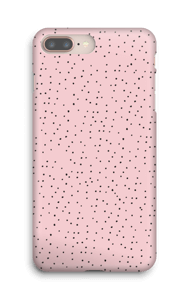 Points sur fond rose Coque IPhone 8 Plus