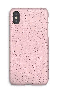 Small black dots on pink! case IPhone X