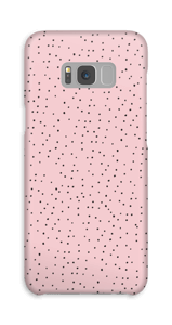 Dots on pink case Galaxy S8 Plus