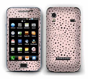 Pink with dots Skin Galaxy Ace
