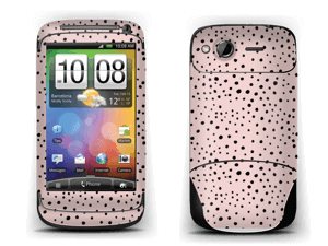 Black dots on pink! Skin Desire