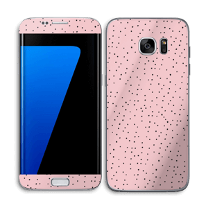 Mini dots on pink! Skin Galaxy S7 Edge