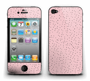 Small dots on pink! Skin IPhone 4/4s