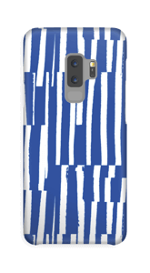 Sinivalkoiset raidat kuoret Galaxy S9 Plus
