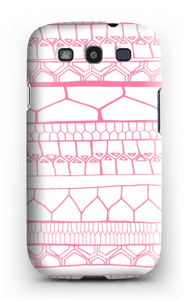 Pink stripes case Galaxy S3