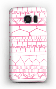 Pink stripes case Galaxy S6