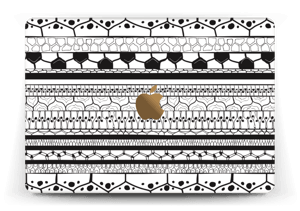 Black stripes Skin MacBook 12”