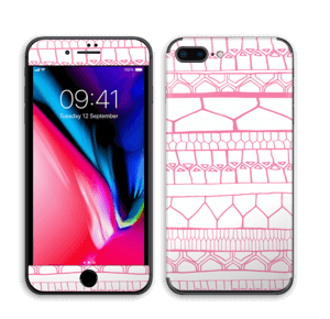 Pink stripes Skin IPhone 8 Plus
