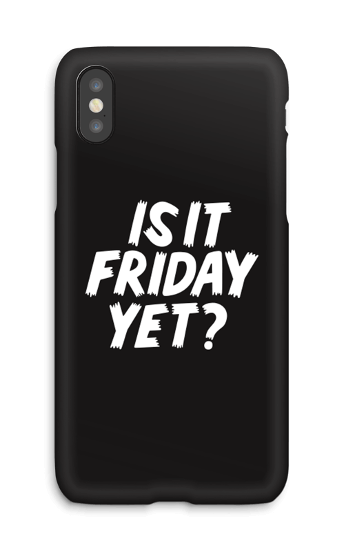 FRIDAY YET? skal IPhone X