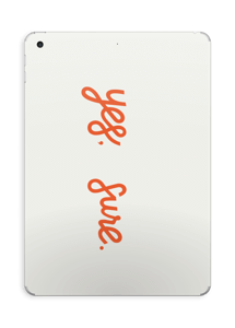 Yes, sure Skin IPad 2017