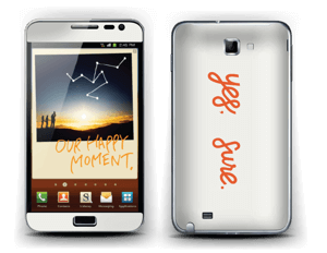 Yes, sure Skin Galaxy Note