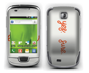 Yes, sure Skin Galaxy Mini