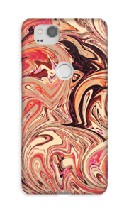 Vloeiend marmer hoesje Pixel 2