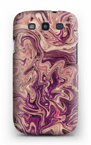 Liila marmori kuoret Galaxy S3