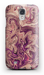 Liila marmori kuoret Galaxy S4