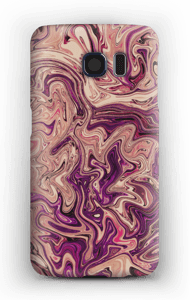Liila marmori kuoret Galaxy S6