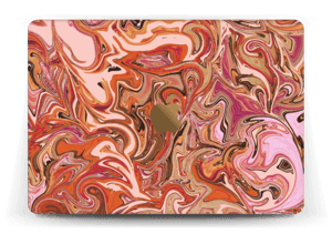 Oranssi marmori  tarrakuori MacBook 12”