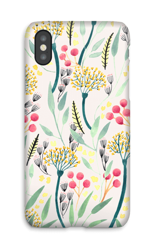 Summer flowers case IPhone X