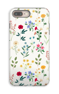 Kevätkukat kuoret IPhone 8 Plus tough