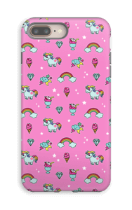 Söpöliinit kuoret IPhone 8 Plus tough