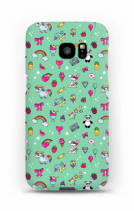 Stars and unicorns case Galaxy S7 Edge