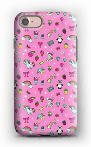 Pinkit söpöliinit kuoret IPhone 7 tough