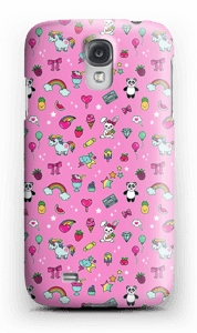 Cuties i rosa deksel Galaxy S4