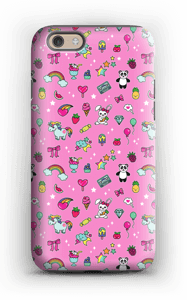 Pinkit söpöliinit kuoret IPhone 6s tough