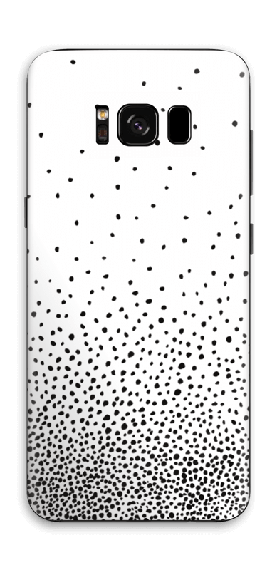 Schwarze Regentropfen Skin Galaxy S8