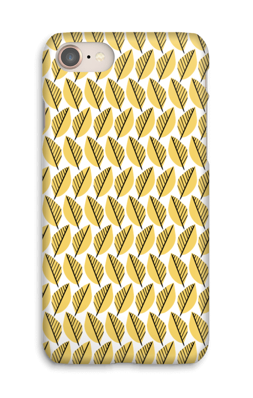 Gult mønster cover IPhone 8