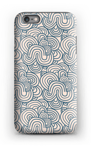 Roosat käyrät kuoret IPhone 6s Plus tough