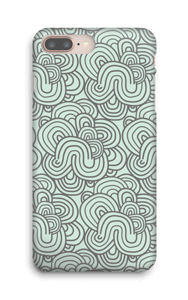 Vihreät käyrät kuoret IPhone 8 Plus