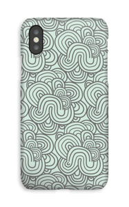 Mønster i grøn cover IPhone XS