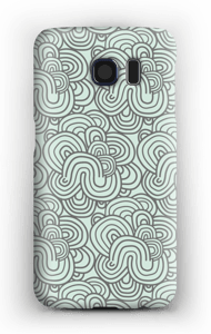 Vihreät käyrät kuoret Galaxy S6