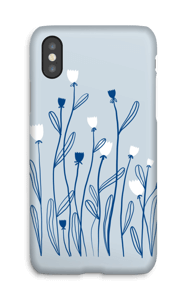 Tulipes bleues Coque IPhone X