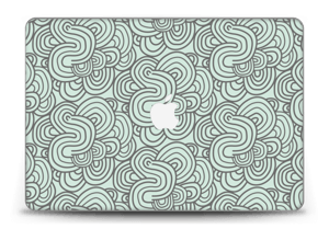 Vihreät käyrät tarrakuori MacBook Pro Retina 15” 2015