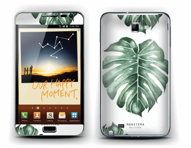 Monstera pattern Skin Galaxy Note